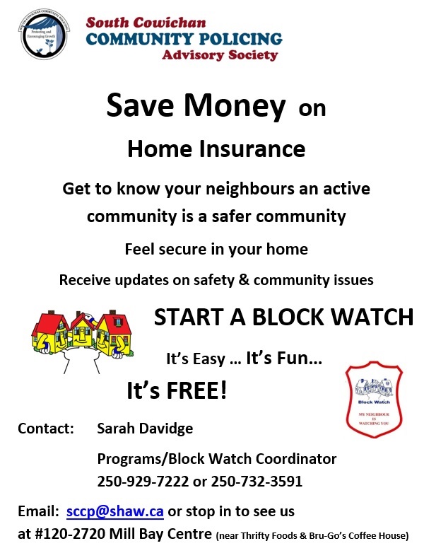 Block Watch SCCPAS Active Communities