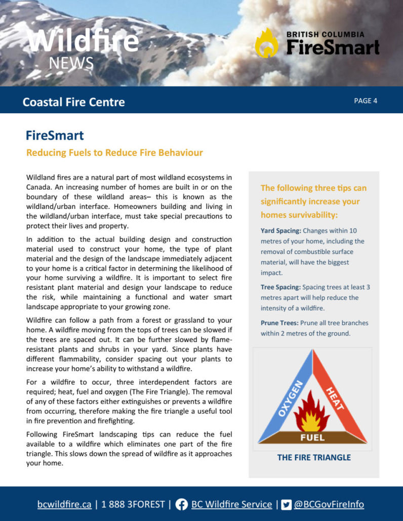 Coastal Wildfire News