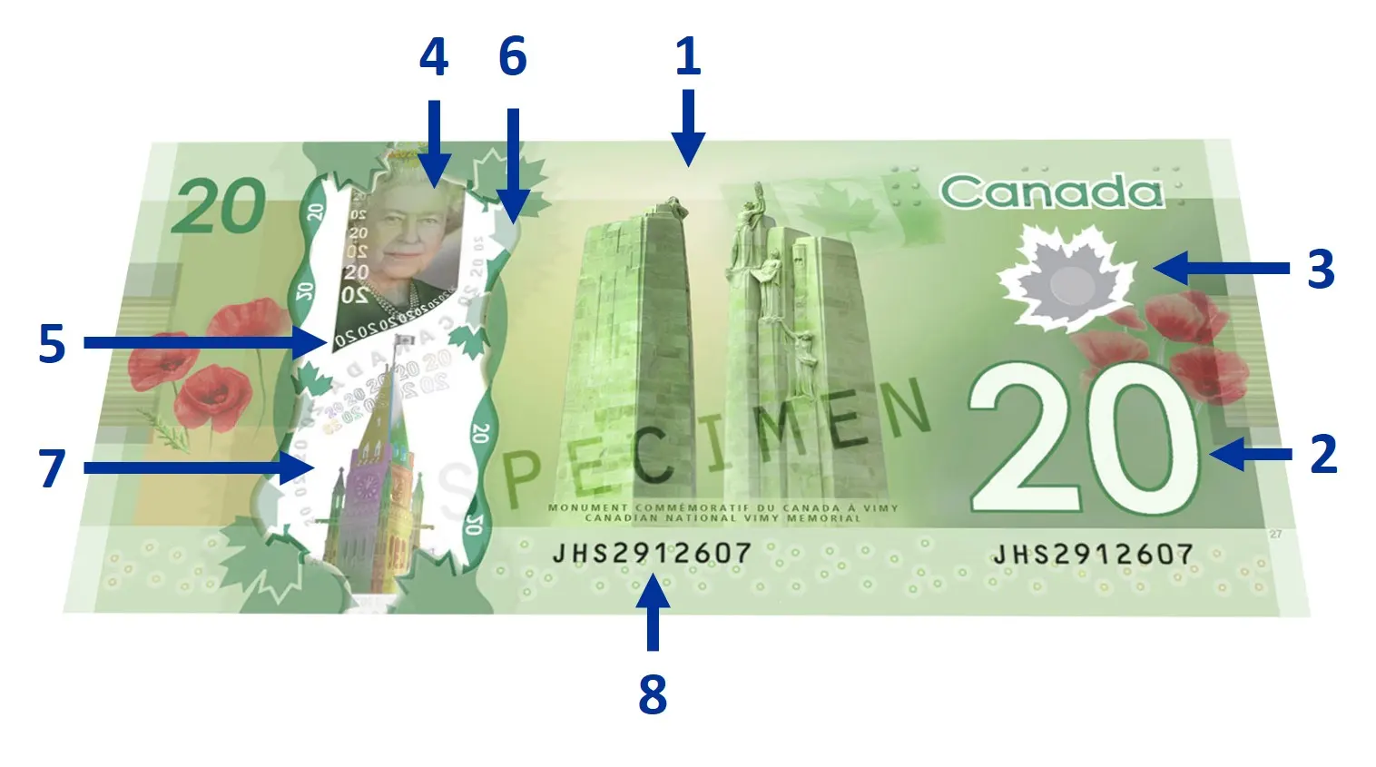 Real20BillForCounterfeitExample